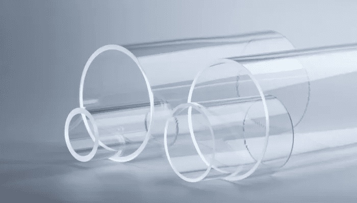 Synthetic quartz glass tube